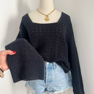 Roxy Square Neck Sweater